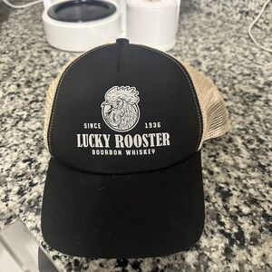Lucky Rooster Black and Tan Cap